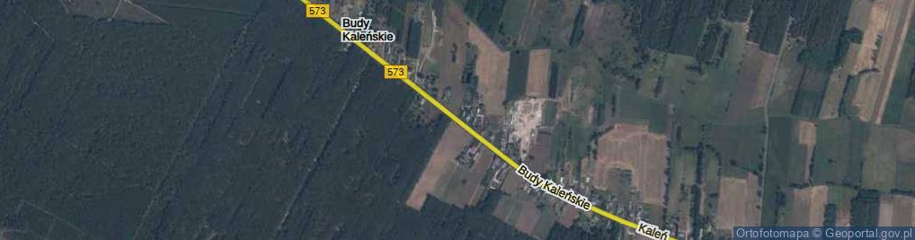 Zdjęcie satelitarne Budy Kaleńskie ul.